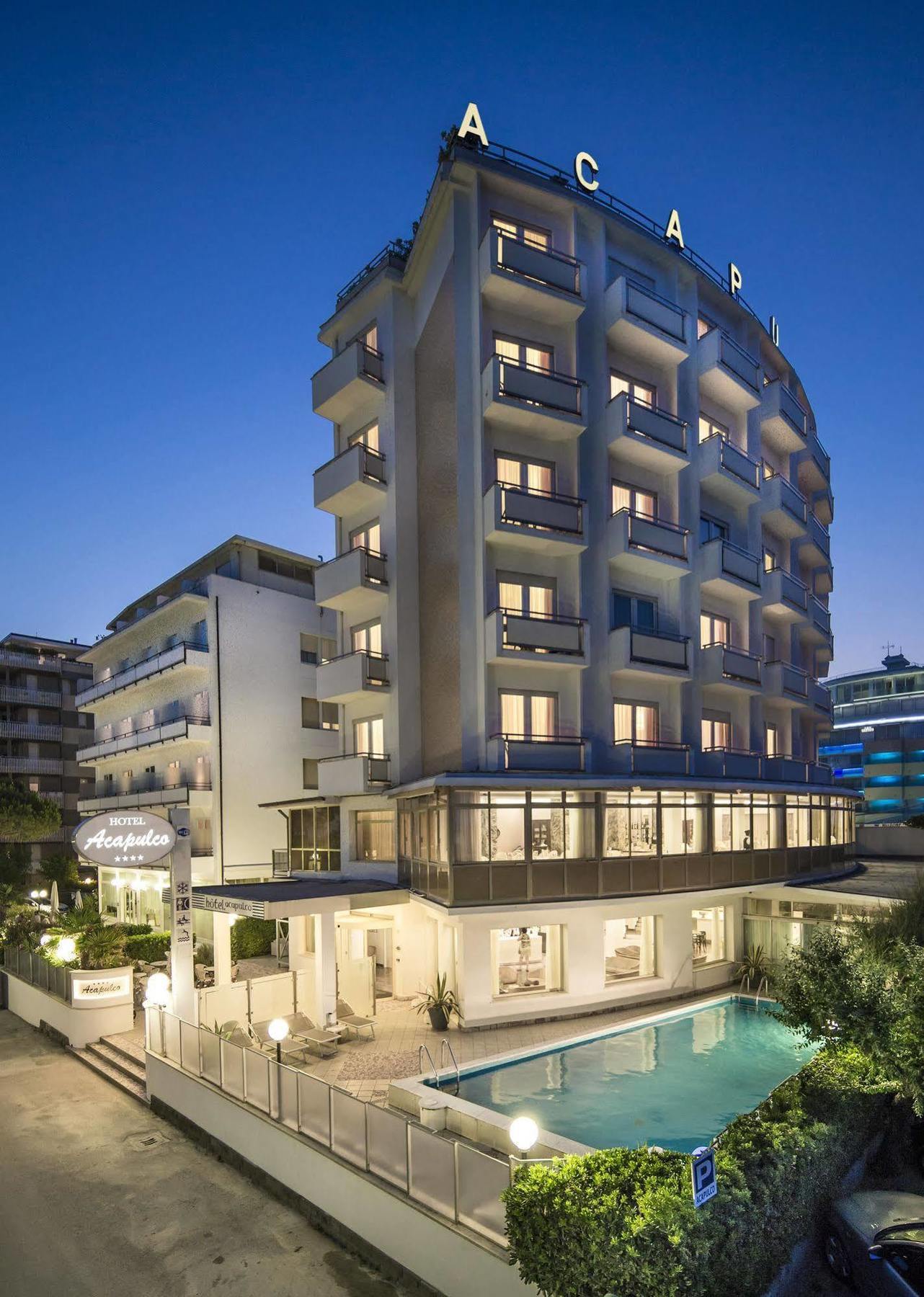 Hotel Acapulco Milano Marittima Bagian luar foto